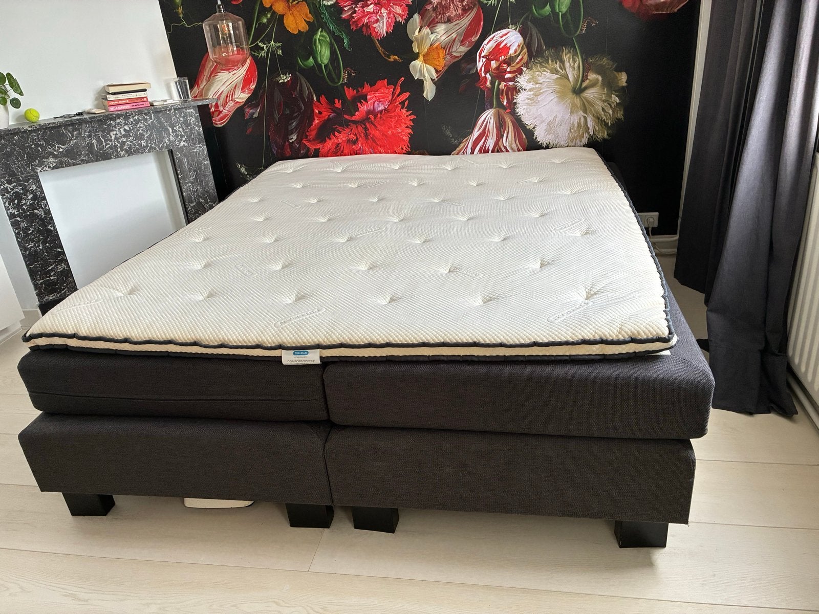 Pullman Comfort met Topper Natuurlatex 210x200 cm, Ophalen, Gebruikt, 210 cm, Tweepersoons