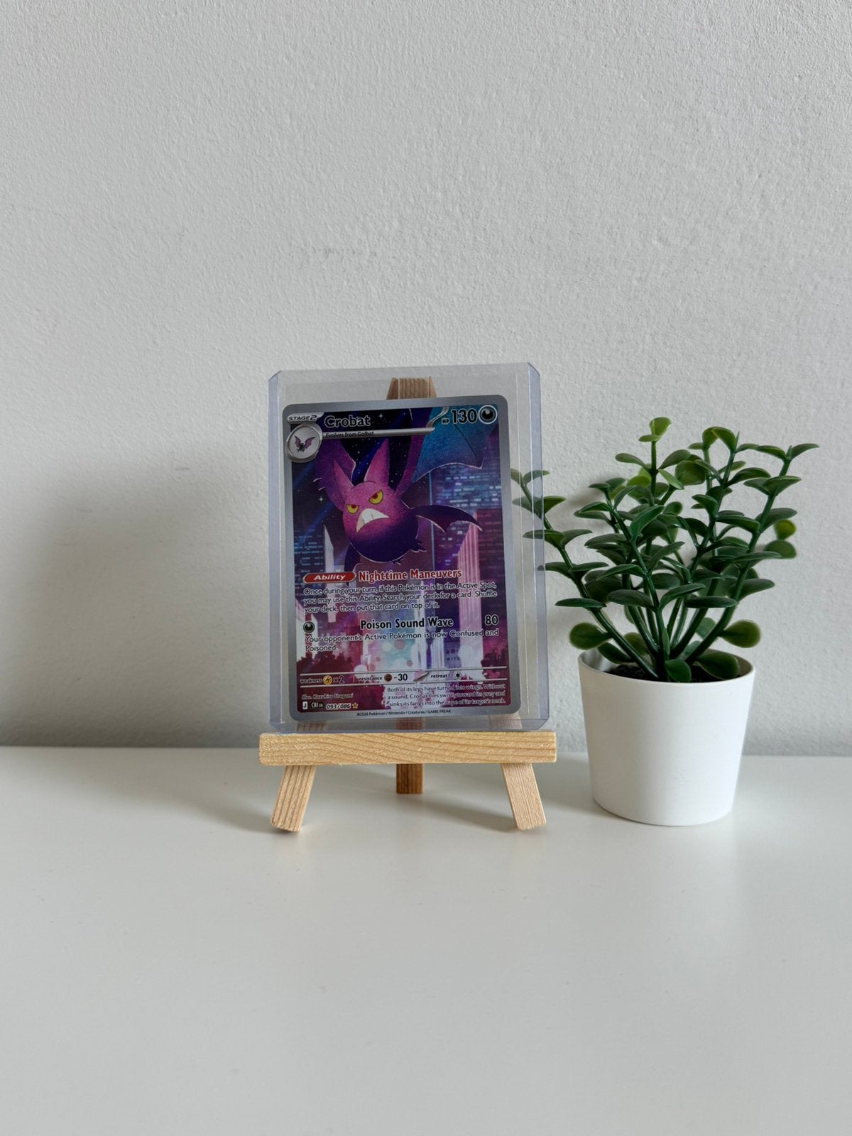 Crobat Pokémon kaart, Ophalen of Verzenden, Zo goed als nieuw