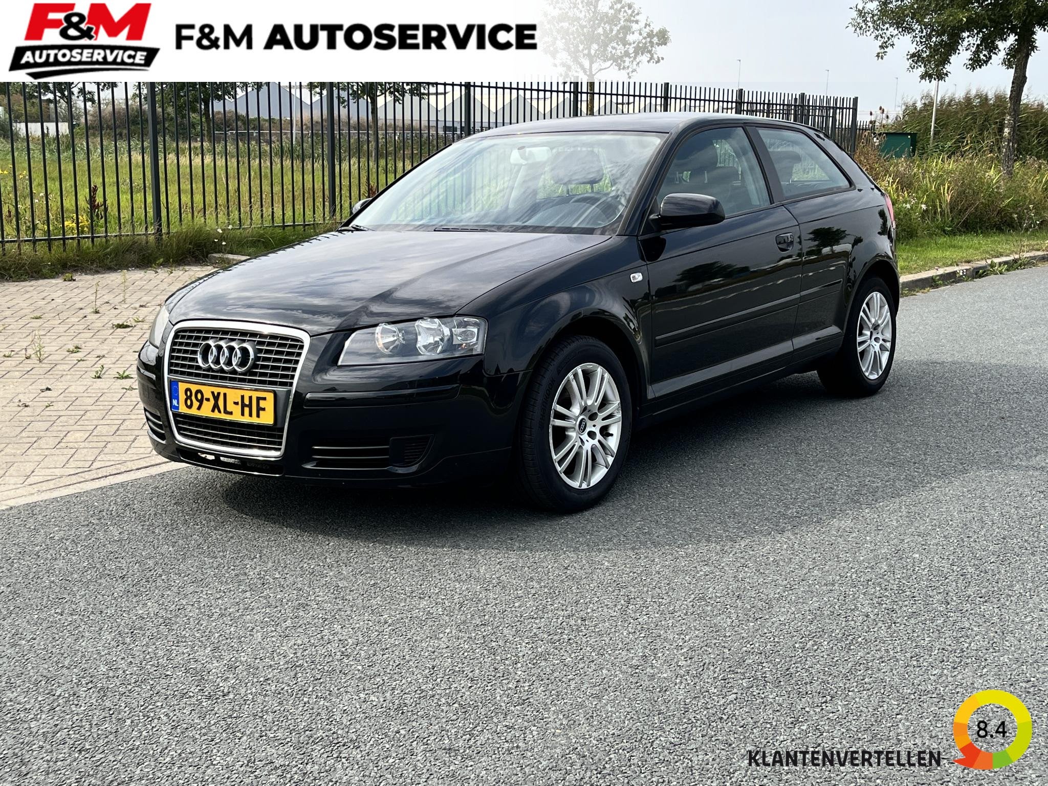 Audi A3 1.6 FSI Attraction Pro Line, Auto's, Audi, Gebruikt, Zwart, 116 pk, Zwart