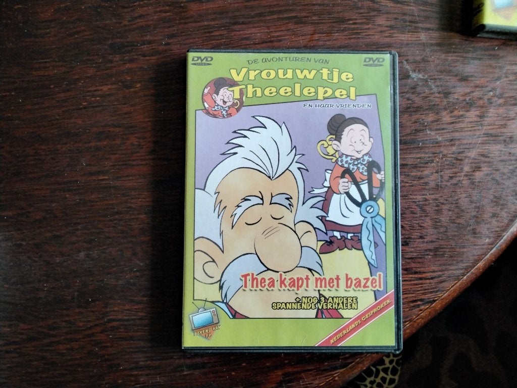 Vrouwtje theelepel thea kapt met bazel, origineel, Avontuur, Alle leeftijden, Ophalen of Verzenden, Zo goed als nieuw
