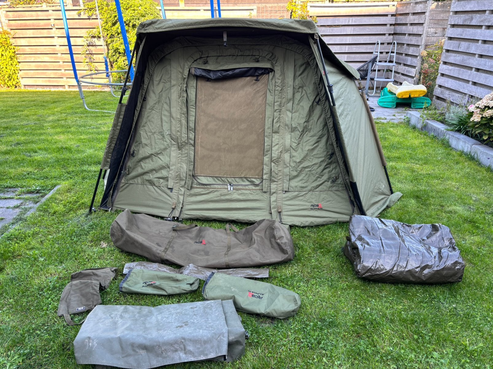 Raptor RCG alpha x1 bivvy + skull cap + inner tent, Ophalen, Gebruikt, Overige typen