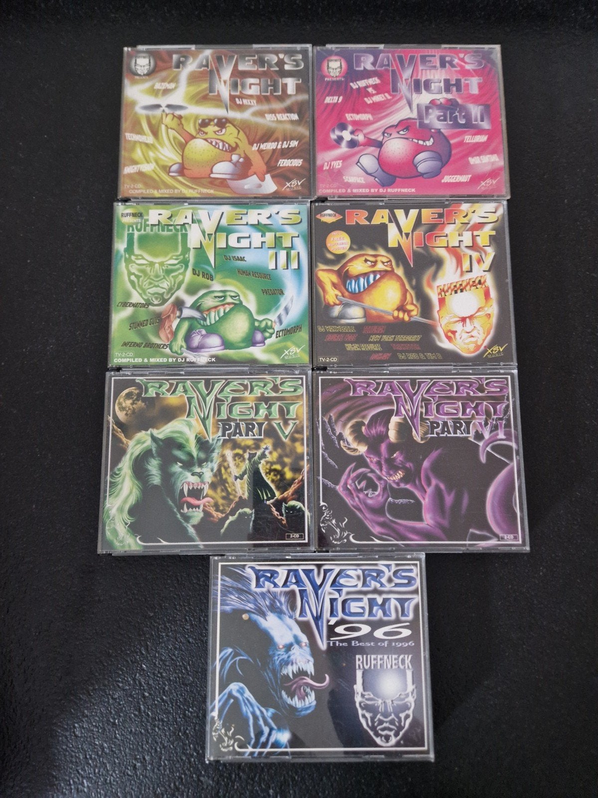 Ruffneck hardcore gabber cds. Thunderdome early collect id&t, Verzamelen, Ophalen of Verzenden, Zo goed als nieuw