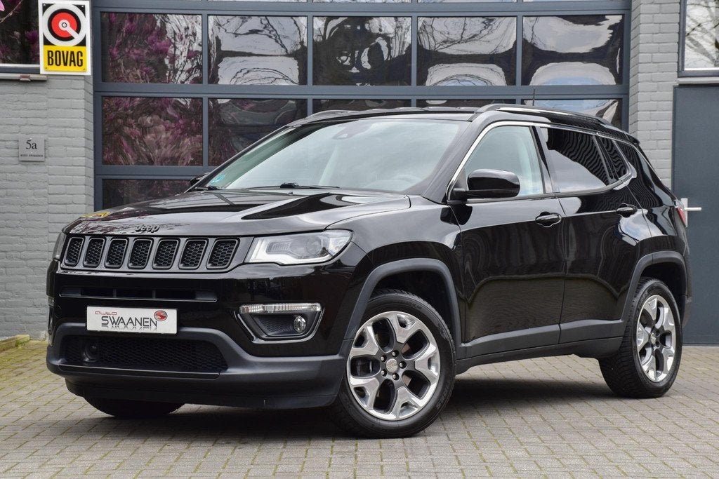 Jeep Compass 1.4 MultiAir Limited 4x4 | Carplay | ACC | 170P, Auto's, Jeep, 12 maanden, 450 kg, Gebruikt, 4 cilinders