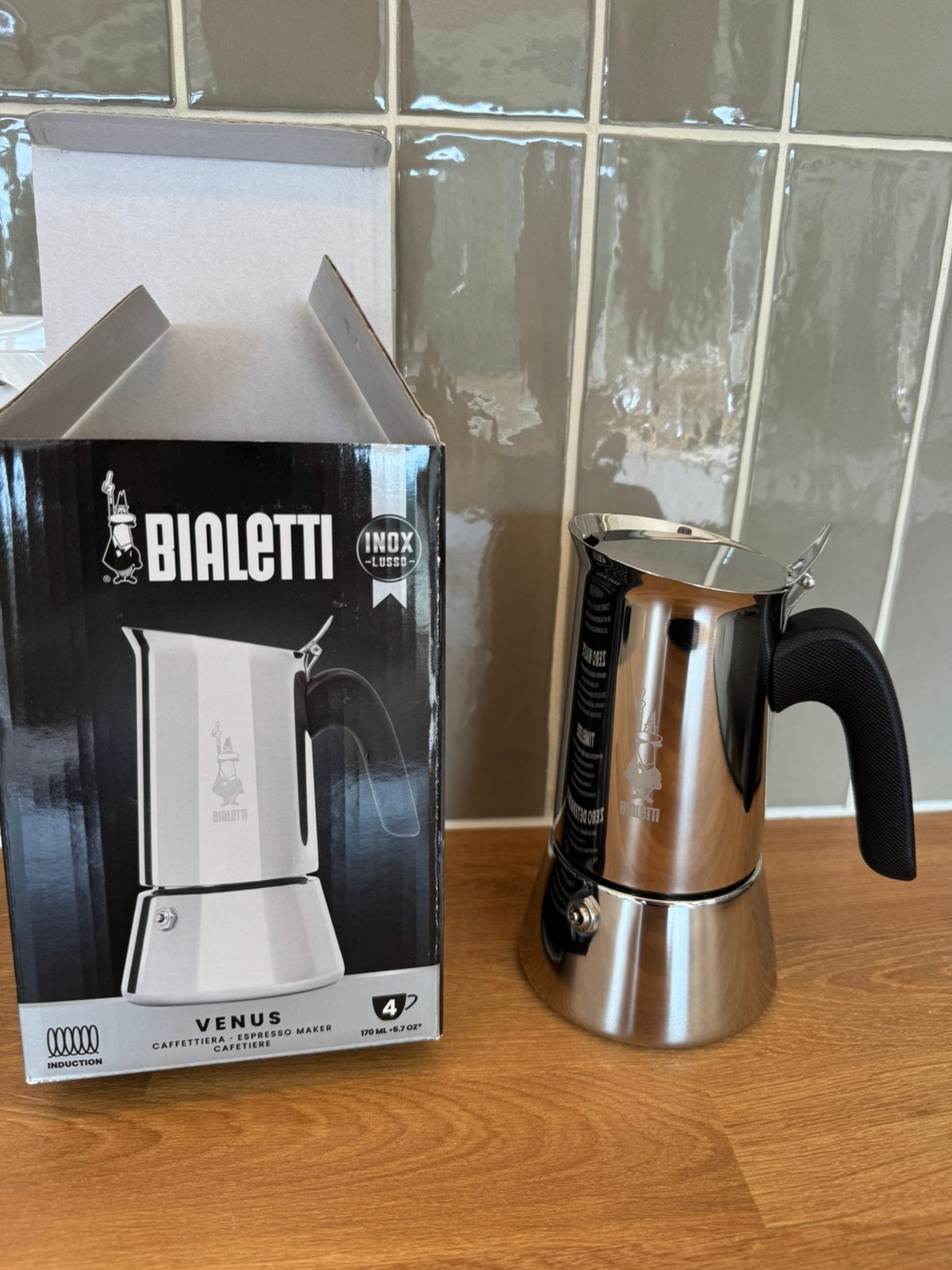 Bialetti Percolator Venus (Maat: 4 kops), Ophalen, Zo goed als nieuw, Espresso apparaat