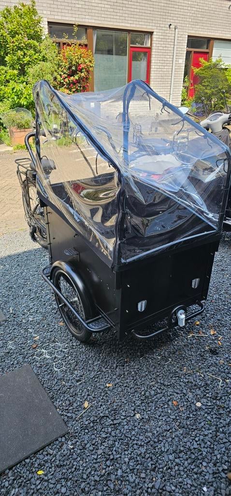 Vogue troy bakfiets (e-bike), Ophalen, Gebruikt, 4 kinderen of meer, Huif