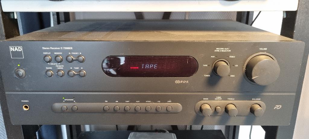 Versterker NAD C720 BEE, Ophalen of Verzenden, Zo goed als nieuw, 120 watt of meer, Overige merken
