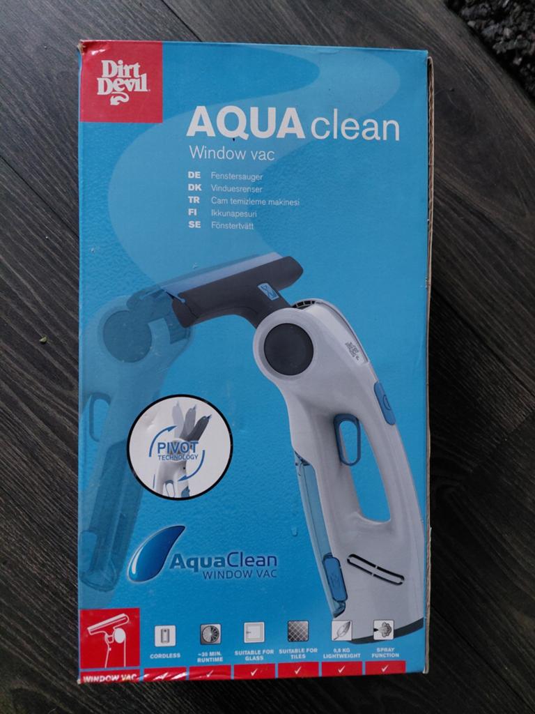 Dirt devil aqua clean, Ophalen, Raamwisser of Trekker
