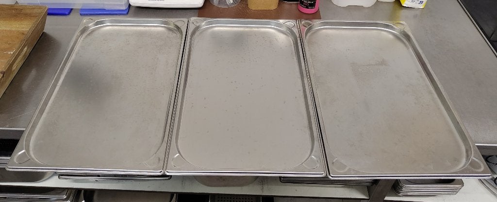 3x 1/1 gastronorm 20mm, Huis en Inrichting, Keuken | Keukenbenodigdheden, Ophalen of Verzenden, Gebruikt