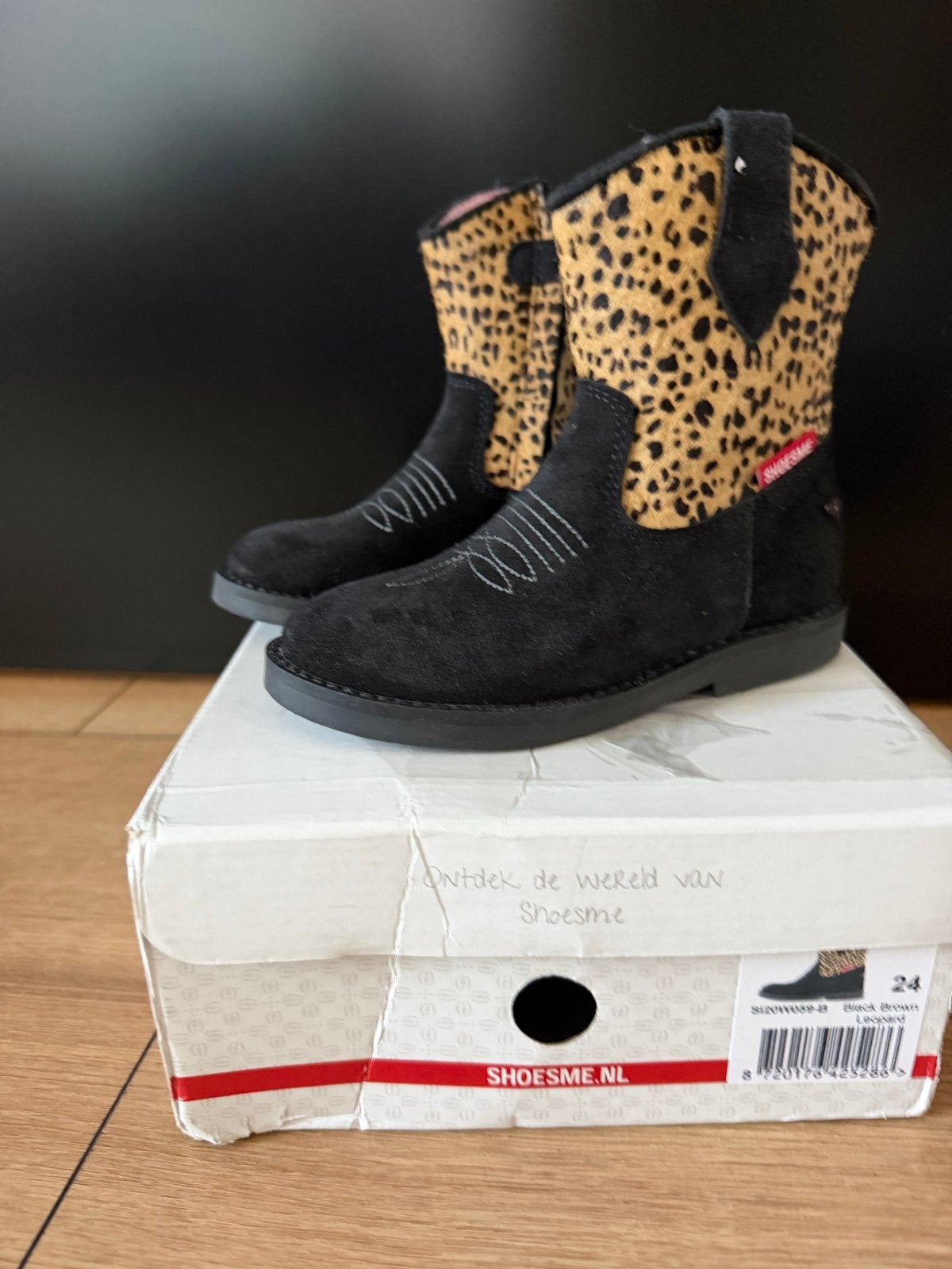 Shoesme cowboylaarzen maat 24 - luipaardprint, Meisje, Nieuw, Ophalen of Verzenden, Laarzen