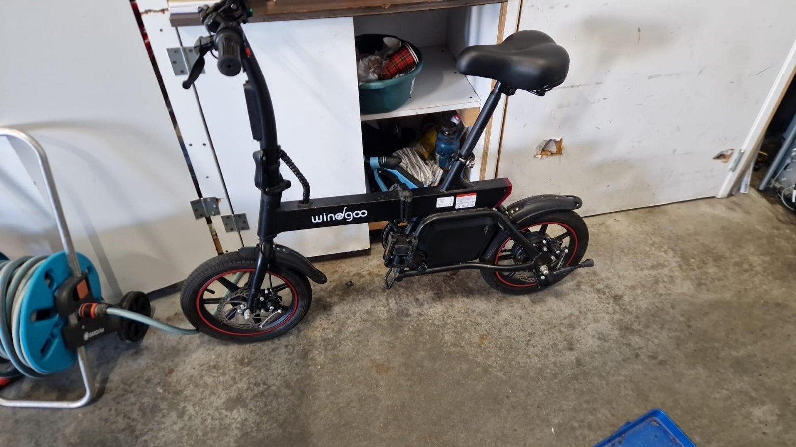 windgoo vouwfiets. (defect), Fietsen en Brommers, Ophalen of Verzenden, Gebruikt, 14 tot 16 inch