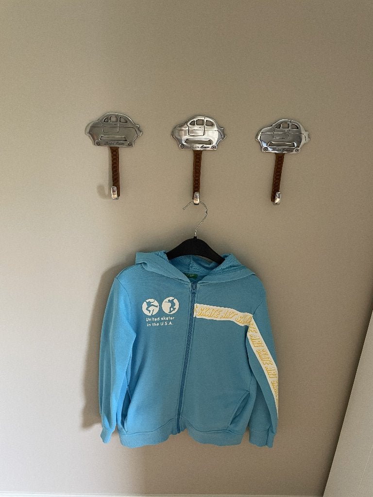 Vest blauw Benetton maat 128, Ophalen, Trui of Vest, Zo goed als nieuw, Jongen
