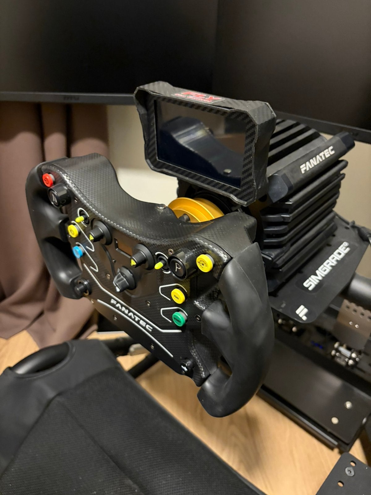 Fanatec ClubSport DD+ /CSL GT3 Stuur /VoCore 5” Touchscreen, Computers en Software, Joysticks, Ophalen, Zo goed als nieuw
