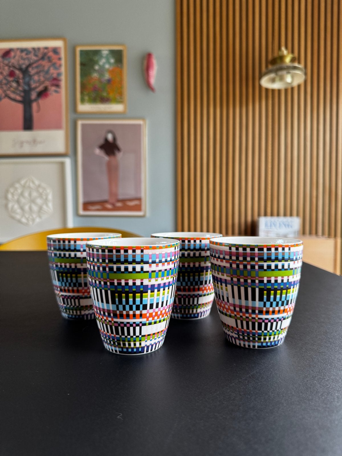 Iittala Origo 10 Years Mokken Set van 4, Huis en Inrichting, Ophalen of Verzenden, Steen/keramiek, Meerkleurig, Overige merken