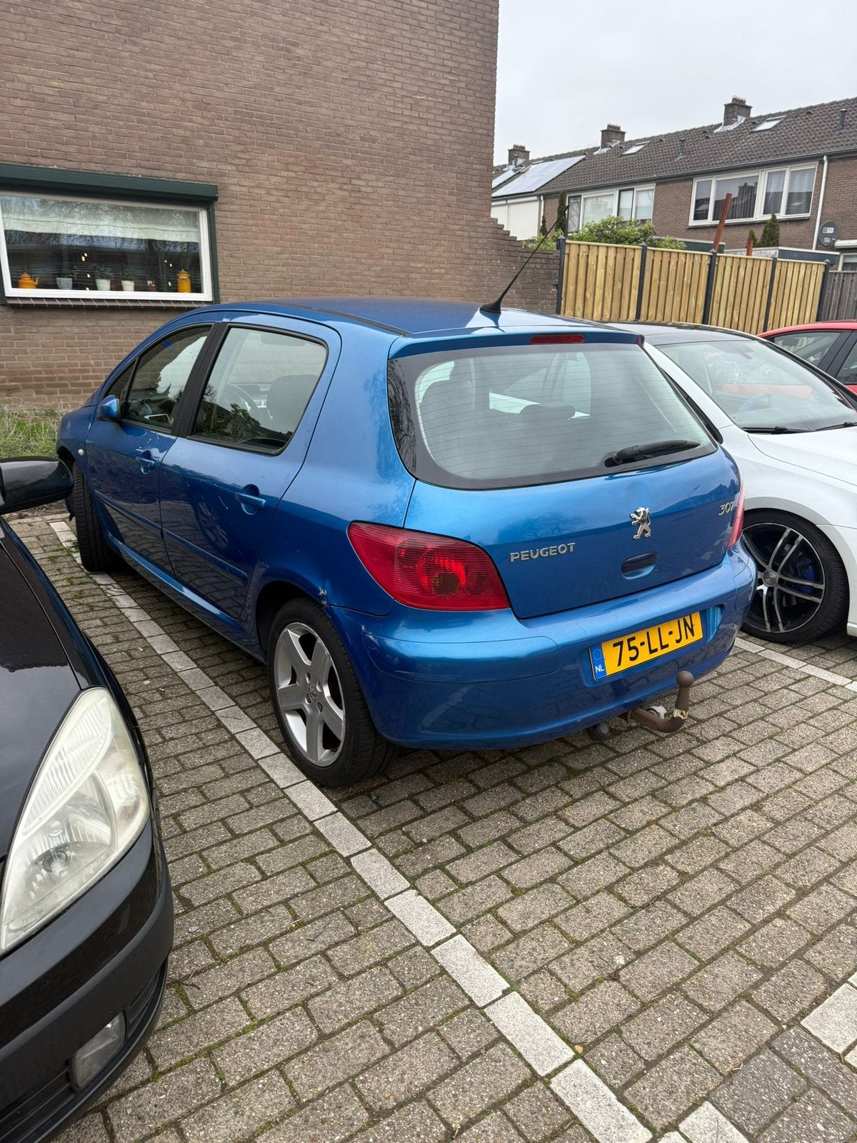Peugeot 307 2003 5drs Benzine | APK NIEUW 07-2027 | €700, Voorwielaandrijving, 4 cilinders, Blauw, 610 kg