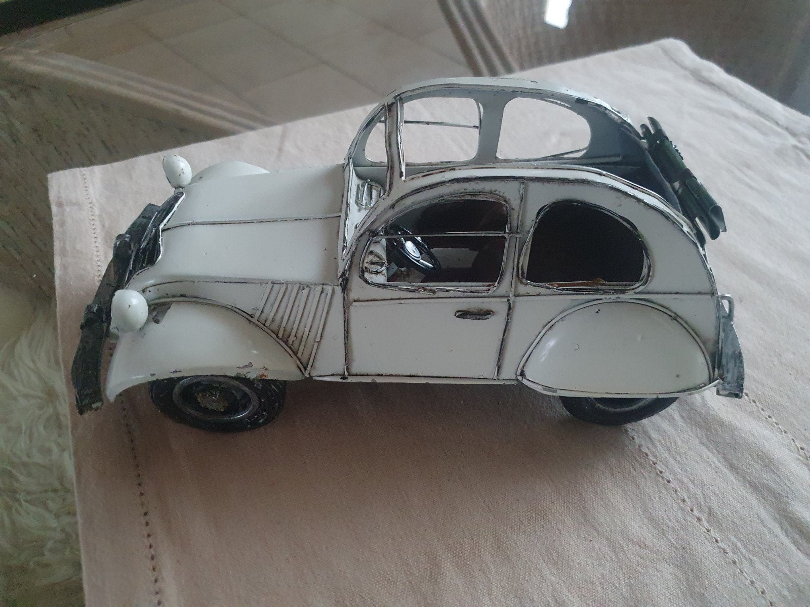 Modelauto Citroën 2CV - Vintage Stijl Decoratie, Overige merken, Gebruikt, Auto, Groter dan 1:32