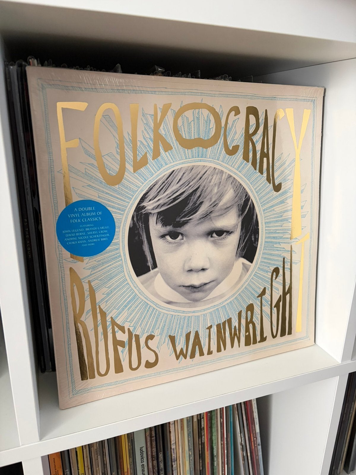 Rufus Wainwright - Folkocracy vinyl GOLD, Ophalen of Verzenden, Zo goed als nieuw, 12 inch