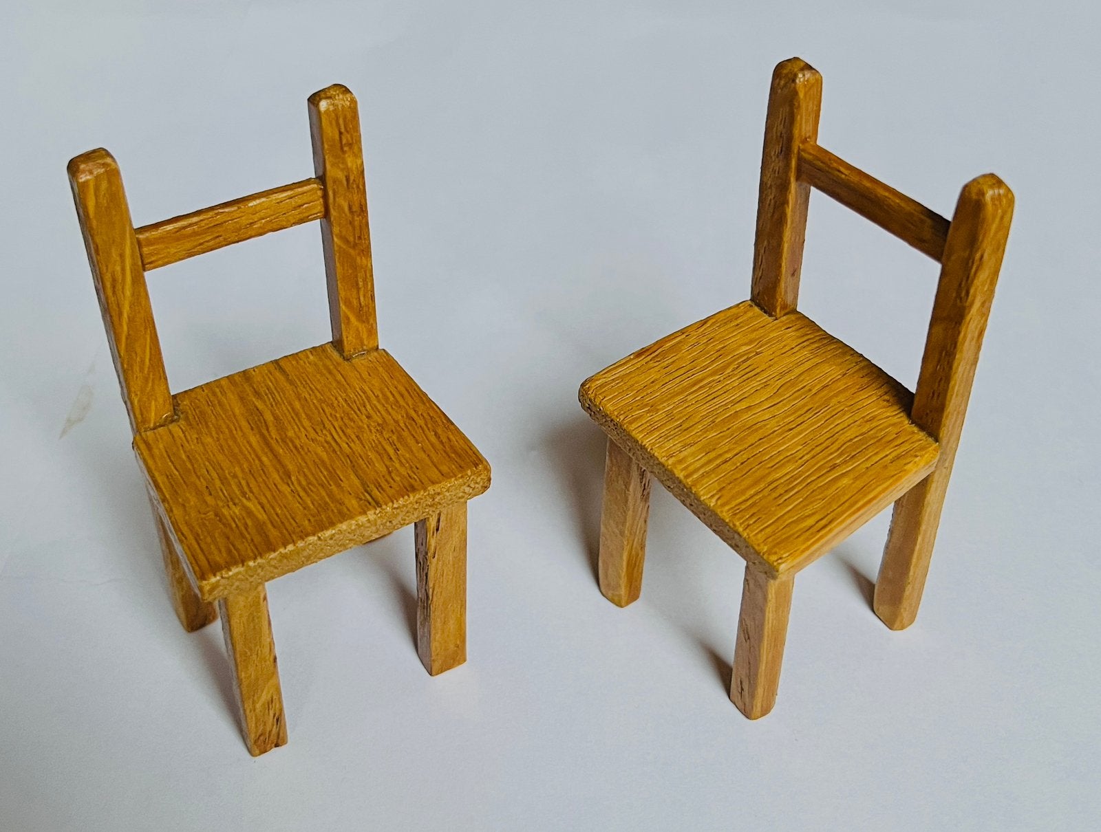 Een Set Houten Poppenhuis Stoelen, Ophalen of Verzenden, Zo goed als nieuw, Poppenhuis