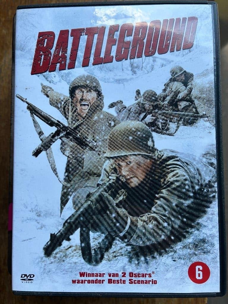 Battleground DVD (Oorlog , drama) 2 Oscars, Engels, Vanaf 16 jaar, Nederlands, Ophalen of Verzenden