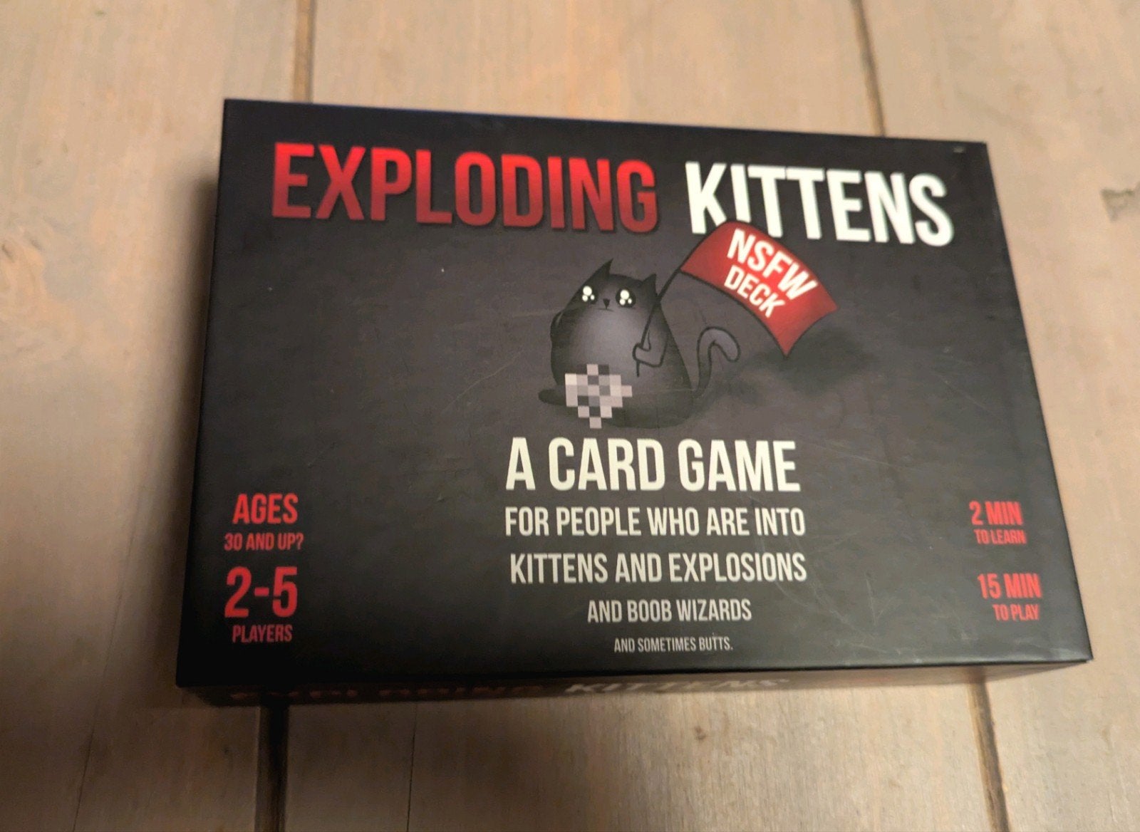 Exploding Kittens NSFW Deck -  nieuw, Drie of vier spelers, Ophalen of Verzenden, Nieuw