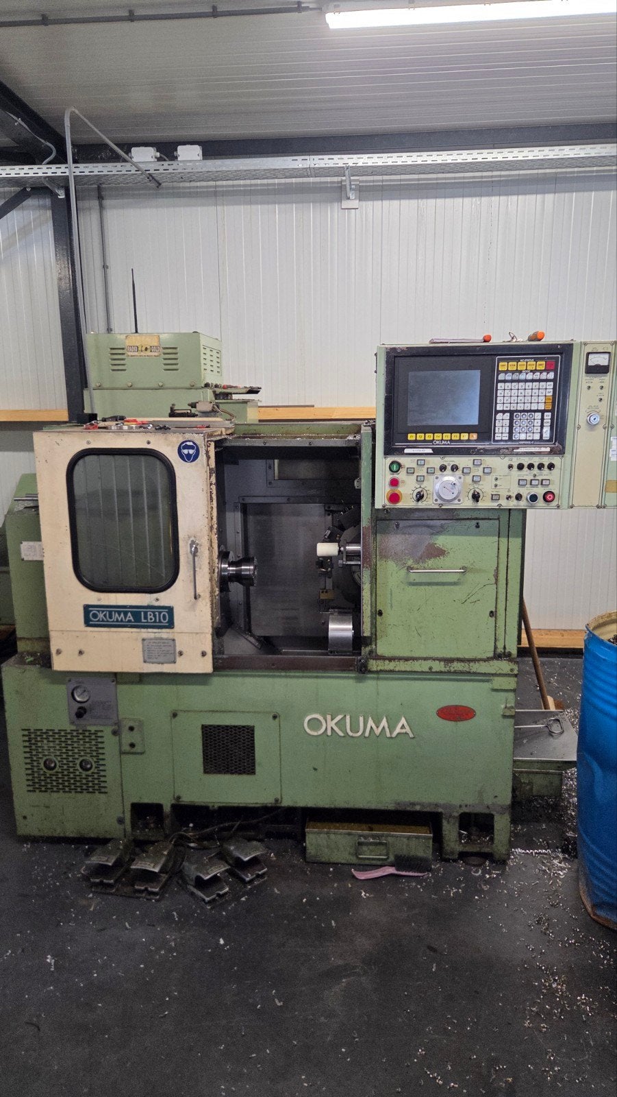 Okuma LB10 CNC Draaibank - Gebruikt, Goede Staat, Doe-het-zelf en Verbouw, Draaibanken, Ophalen of Verzenden, Gebruikt, Metaaldraaibank