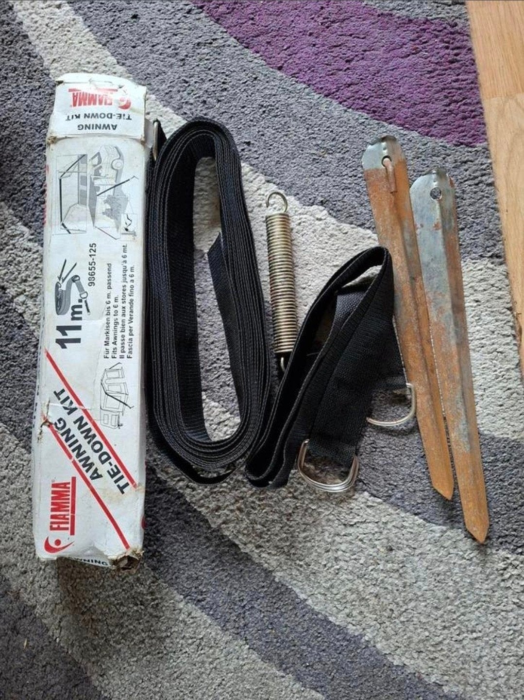 Fiamma Luifel Spanbanden Kit - 11m voor luifels tot 6m, Caravans en Kamperen, Caravan accessoires, Ophalen