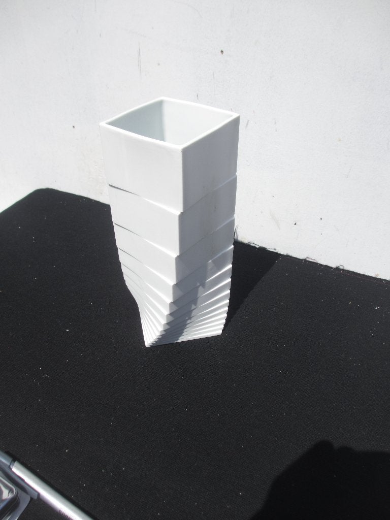 Porseleinen witte modernistische vaas Rosenthal studio-line, Ophalen of Verzenden