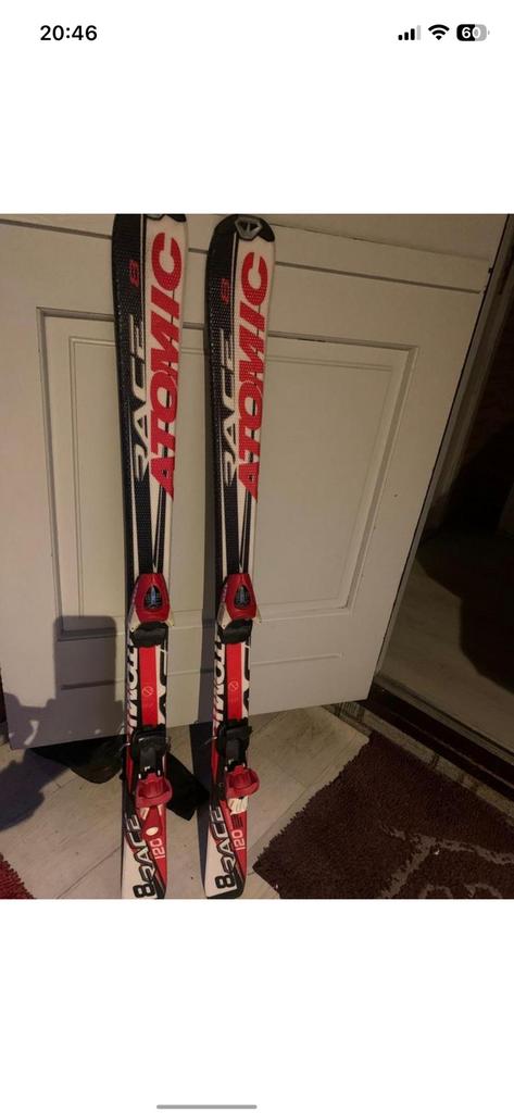 Atomic race ski’s 130, Sport en Fitness, Skiën en Langlaufen, Ophalen, 100 tot 140 cm, Zo goed als nieuw, Atomic