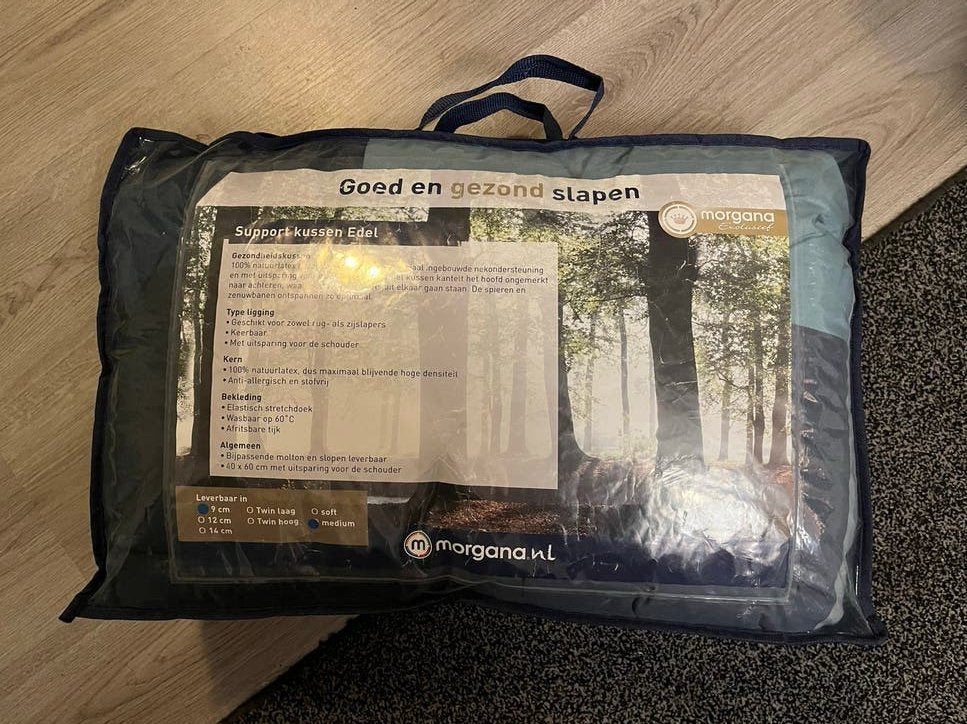 Morgana dekbed, Anti-allergisch, Eenpersoons, Blauw, Overige materialen