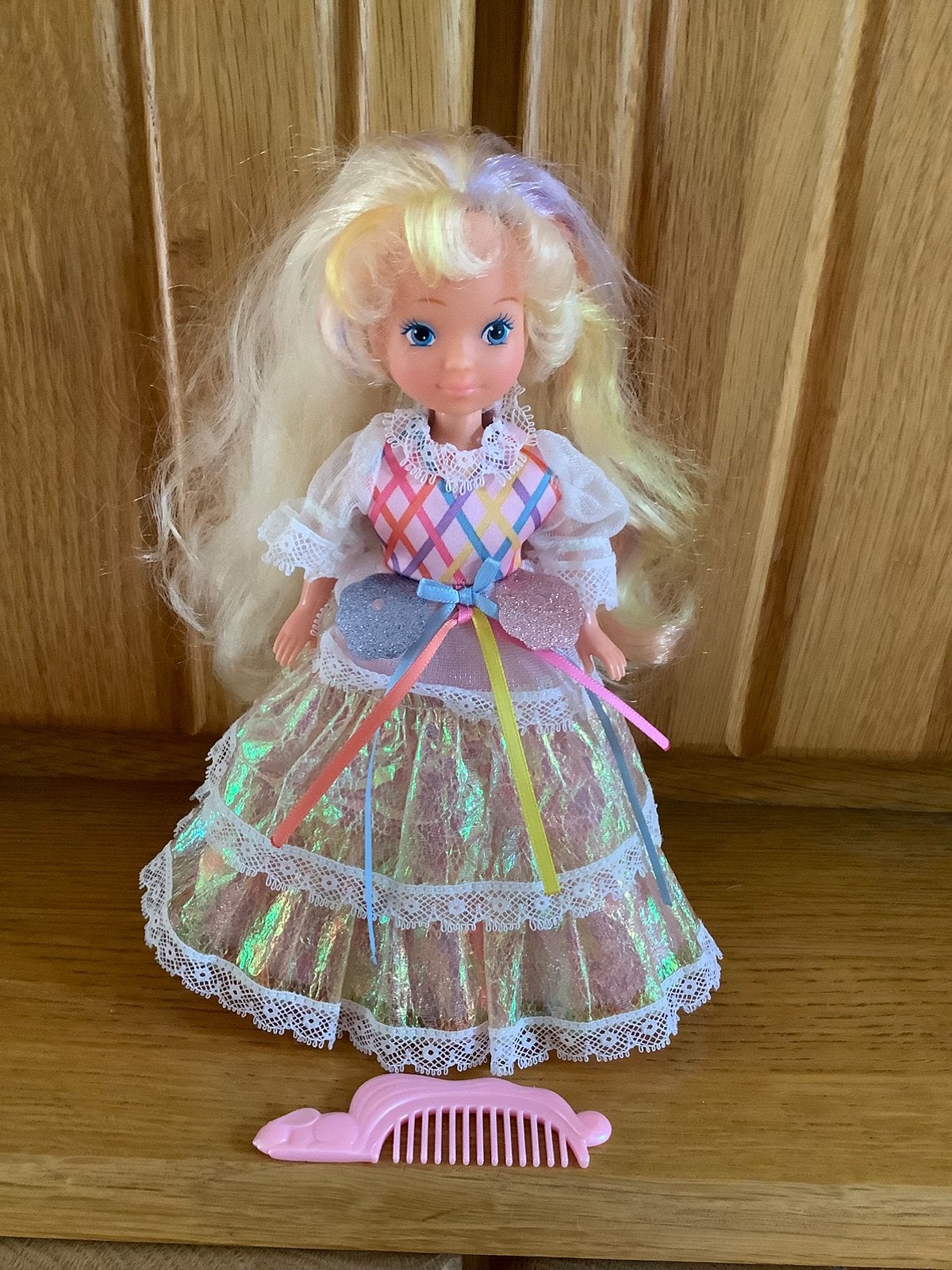 Lady Lovelylocks uit 1986 incl orig.kammetje, Mattel, Ophalen of Verzenden, Gebruikt, Pop