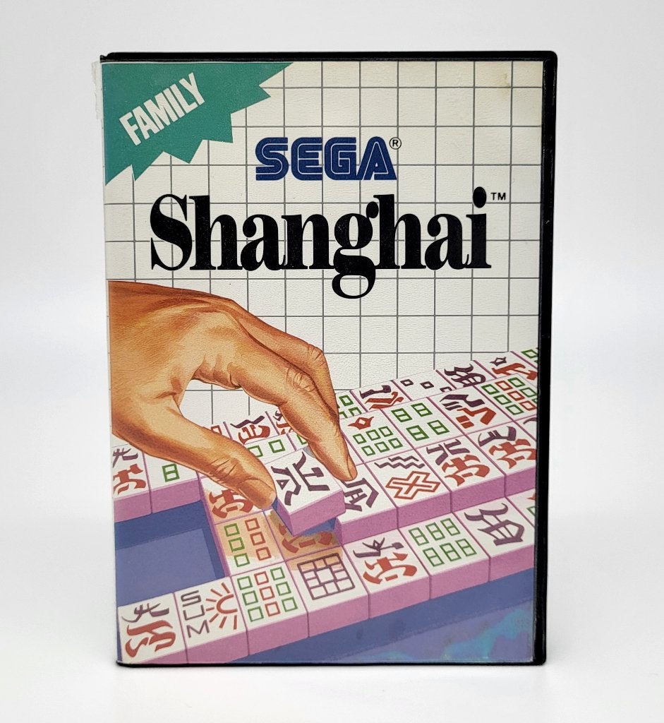 Shanghai - SEGA Master system - CIB - PAL - VGC, Spelcomputers en Games, Games | Sega, Puzzel en Educatief, Gebruikt, Verzenden