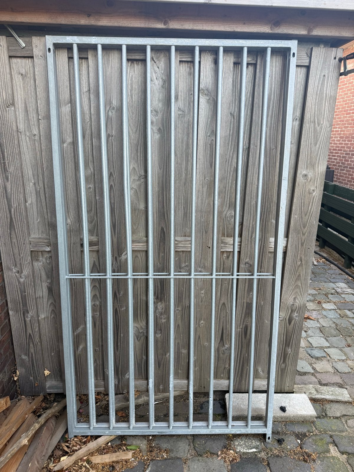 2x Stalen hekdelen 100x180cm voor kennel of omheining, Ophalen, Gebruikt, Overige typen