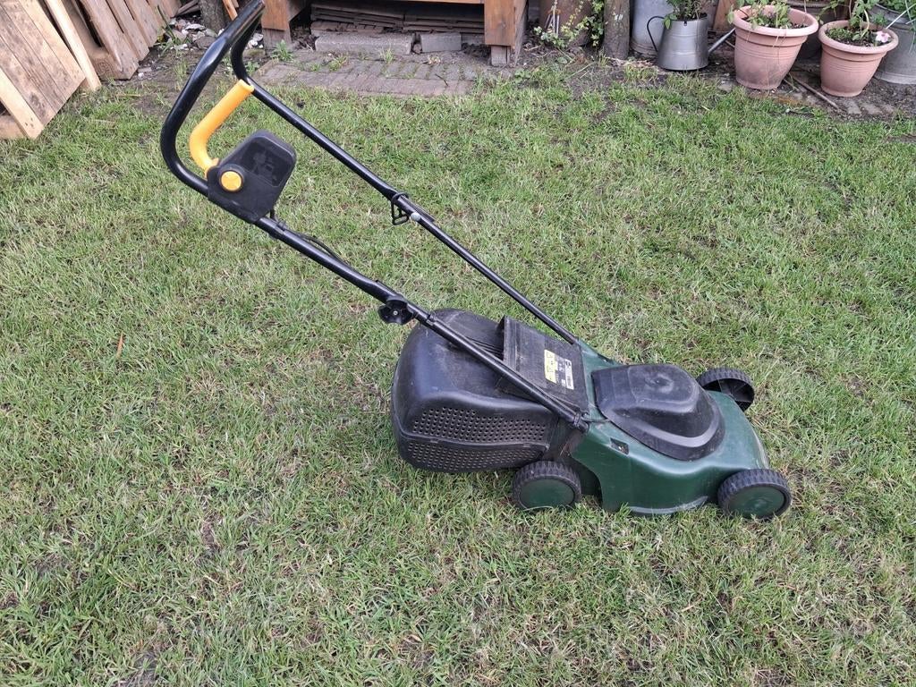 GreenWay EM900 Elektrische Grasmaaier - Gebruikt, Tuin en Terras, Ophalen, Cirkelmaaier, Gebruikt, Elektrische grasmaaier
