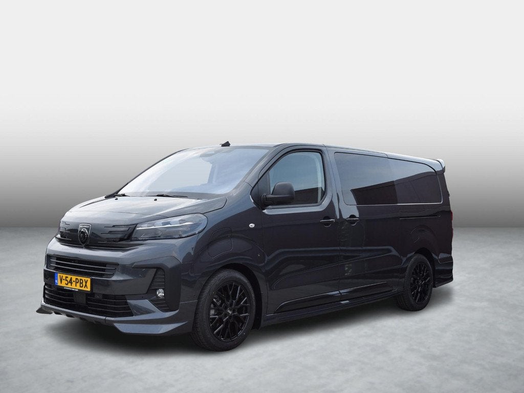 Peugeot e-Expert Dubbele Cabine 75kWh | STX Sport | Lederen, 136 pk, 2151 kg, 450 min, Automatische klimaatregeling