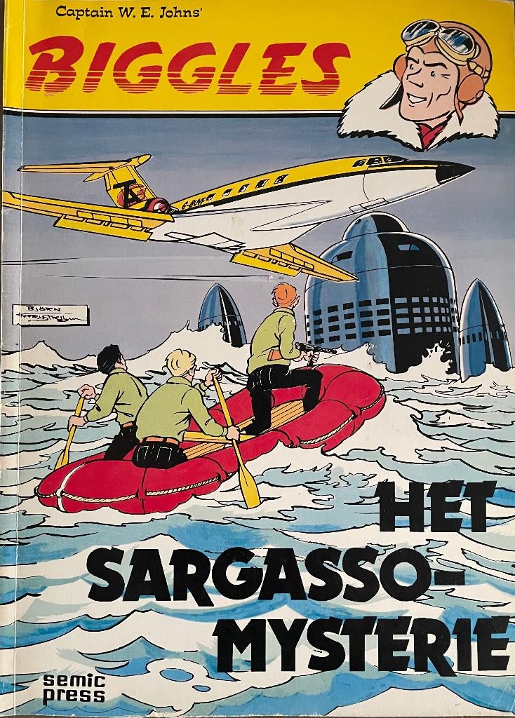 Biggles    2.50 euro, Eén stripboek, Ophalen of Verzenden, Gelezen