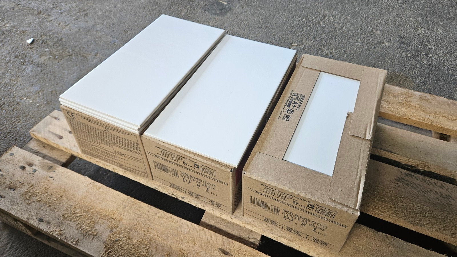 Rako wandtegels 20x40 cm, glanzend wit, 5,12 m2, Ophalen, Nieuw, 5 tot 10 m², 20 tot 40 cm