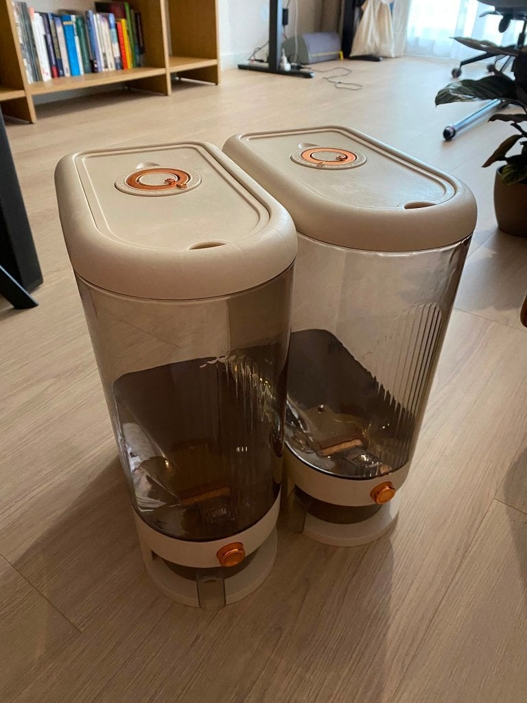 Rijst dispenser, Ophalen of Verzenden, Zo goed als nieuw, Rechthoekig