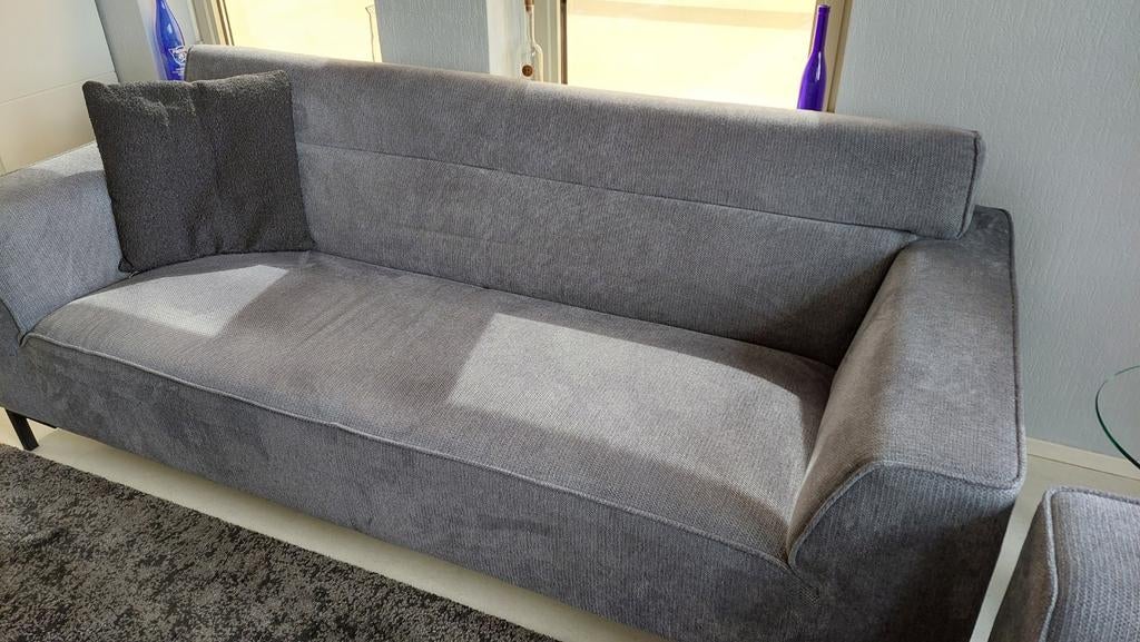 Moderne 2-zits bank, en 3 zitsbank, Minder dan 75 cm, Driepersoons, Ophalen of Verzenden, Zo goed als nieuw