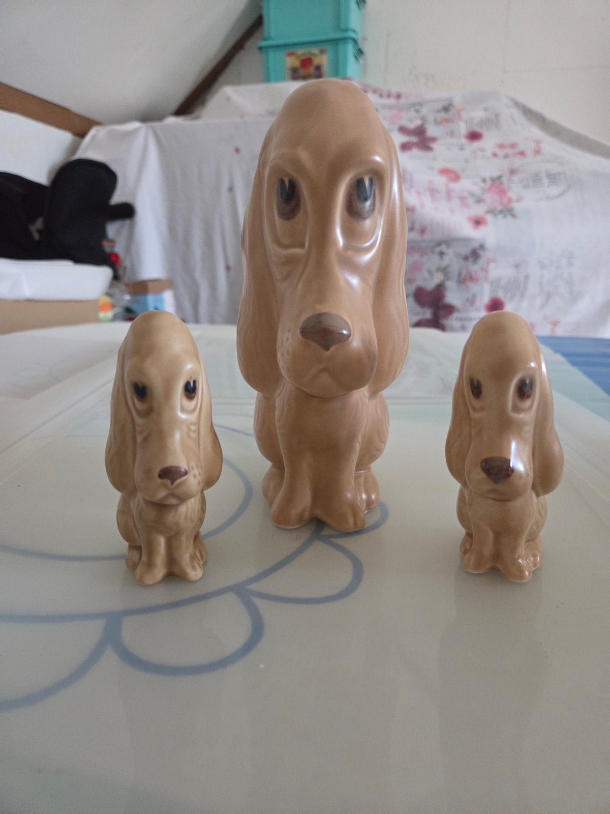 Vintage SylvaC "Sad Sam"  honden beeldjes, Ophalen of Verzenden, Zo goed als nieuw, Dier