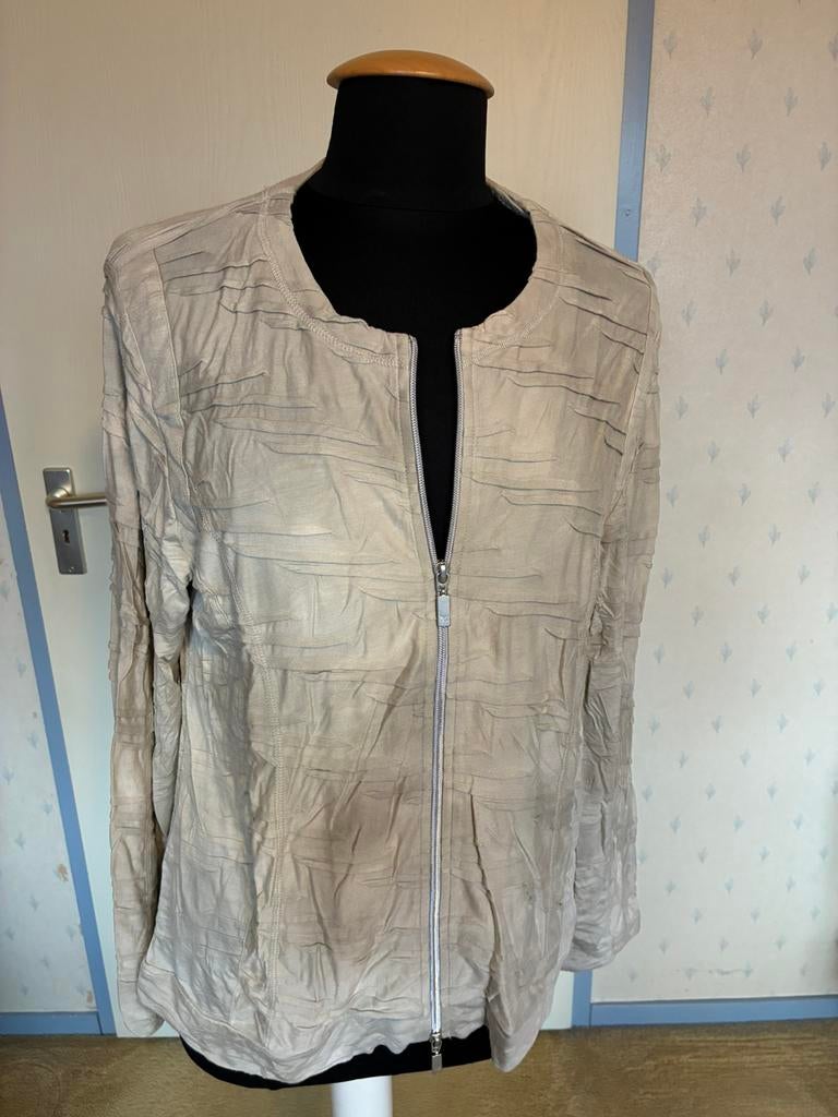 169 Monari vestje in maat 46 grijs, Kleding | Dames, Verzenden, Zo goed als nieuw, Maat 46/48 (XL) of groter, Grijs