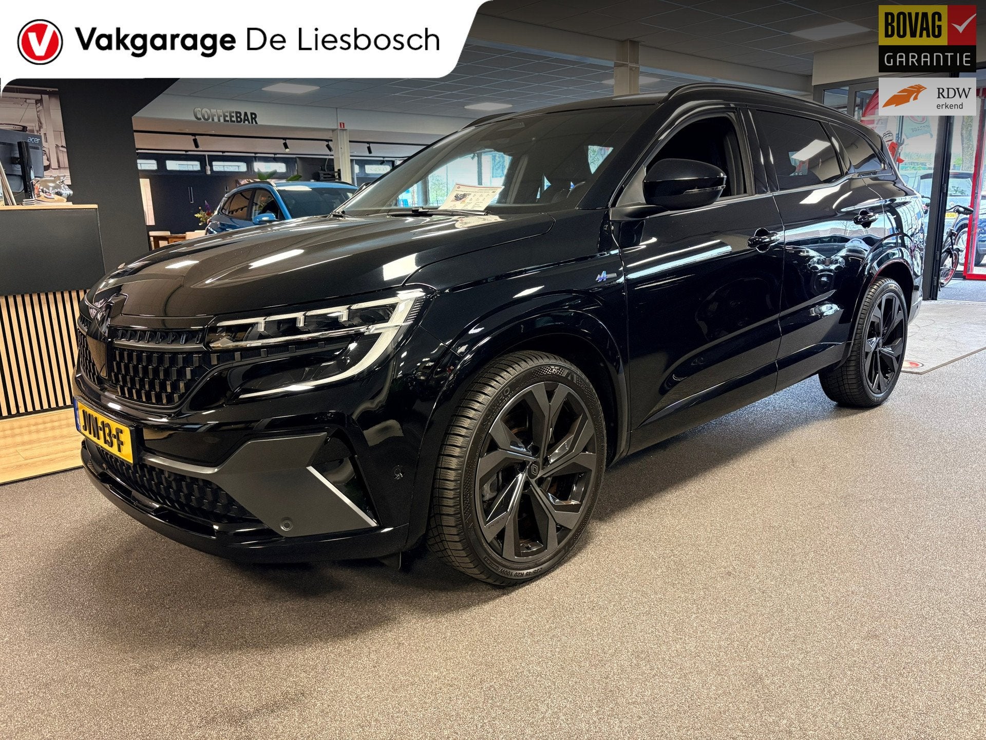 Renault ESPACE E-Tech full hybrid 200 esprit Alpine 7 persoo, Auto's, Renault, 12 maanden, Gebruikt, 1199 cc, Zwart