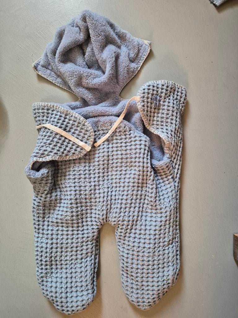 Koeka voetenzak Wafelstof lichtblauw voor in maxi cosi, Ophalen of Verzenden, Zo goed als nieuw, 70 tot 85 cm, Overige typen