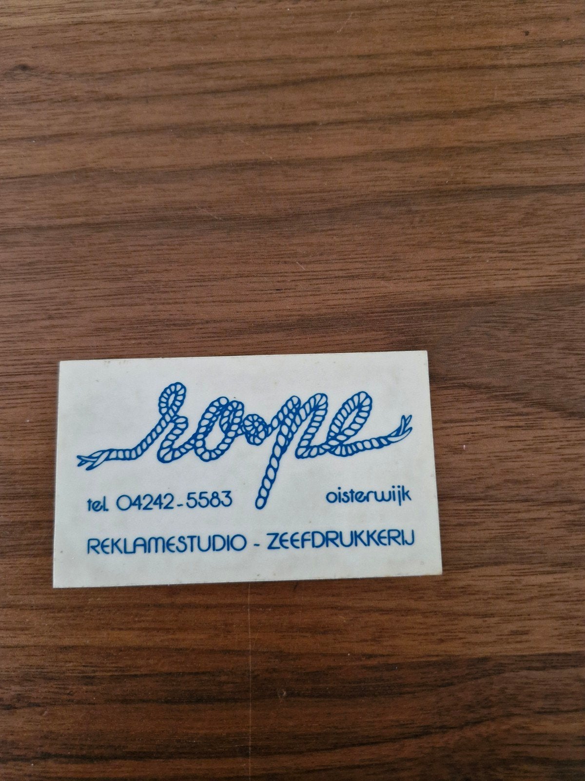 9720 Sticker Rope Oisterwijk, Ophalen of Verzenden, Zo goed als nieuw