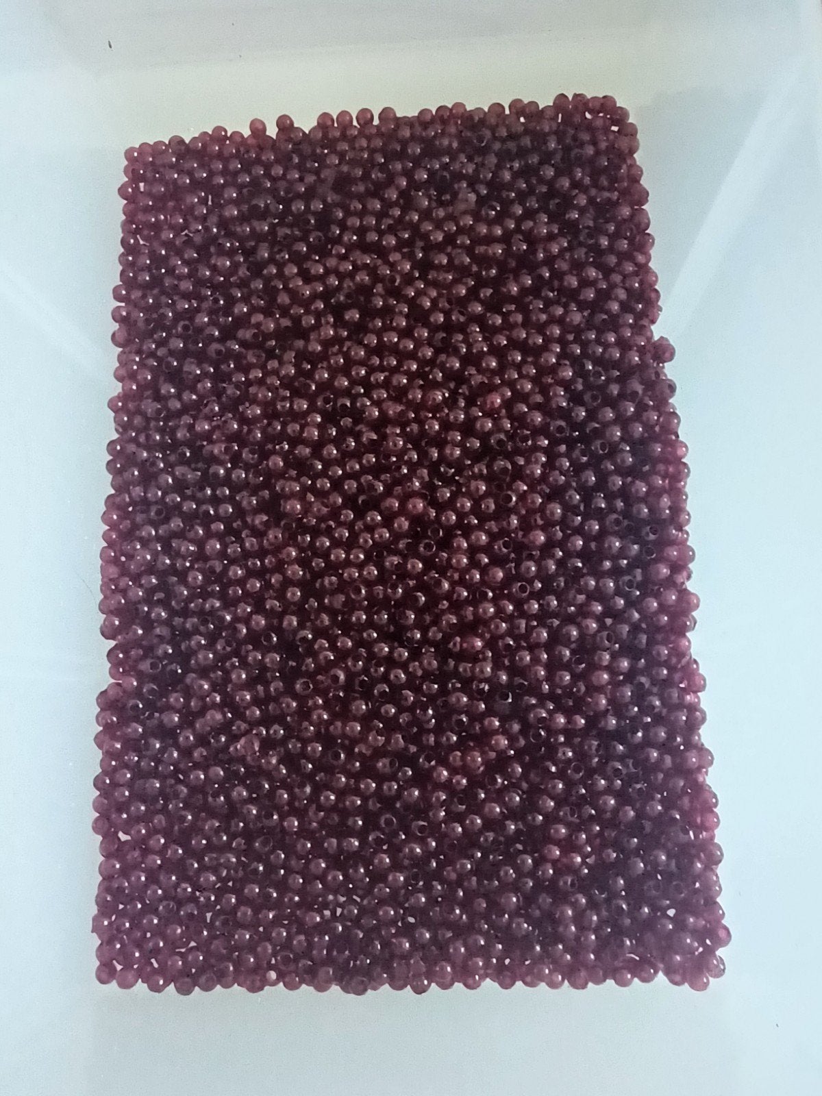 plastic kralen 50 gram bordeaux rood, Ophalen of Verzenden, Nieuw, Kraal