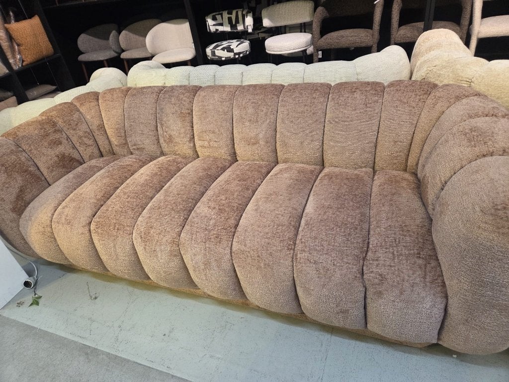 Light Living ZENTO Bank - Oud Roze - 240x105x76 cm, Modern, Klassiek, Comfortabel, 100 tot 125 cm, Ophalen of Verzenden, Rechte bank