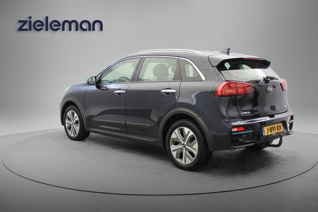Kia E-NIRO DynamicLine 64 kWh - Carplay, Camera, Stoelverw., Gebruikt, 1712 kg, Met garantie (alle), Blauw