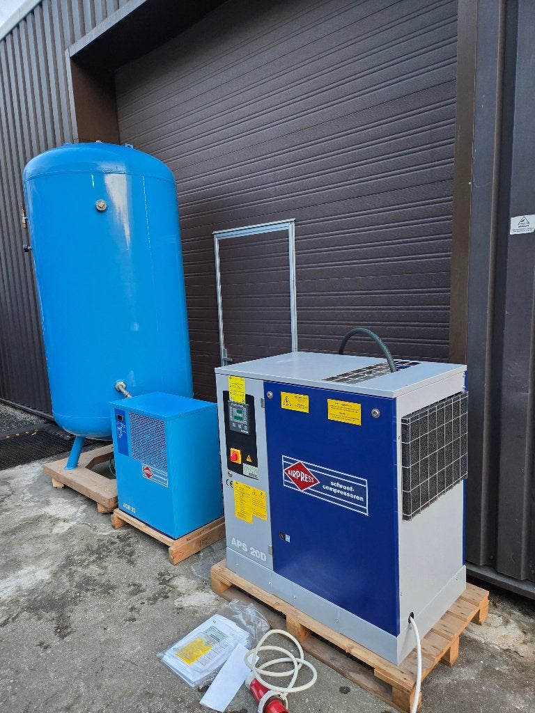 AIRPRESS 400V schroefcompressor aps 20d G2, Ophalen, Geluidgedempt, Gebruikt, 800 liter/min of meer