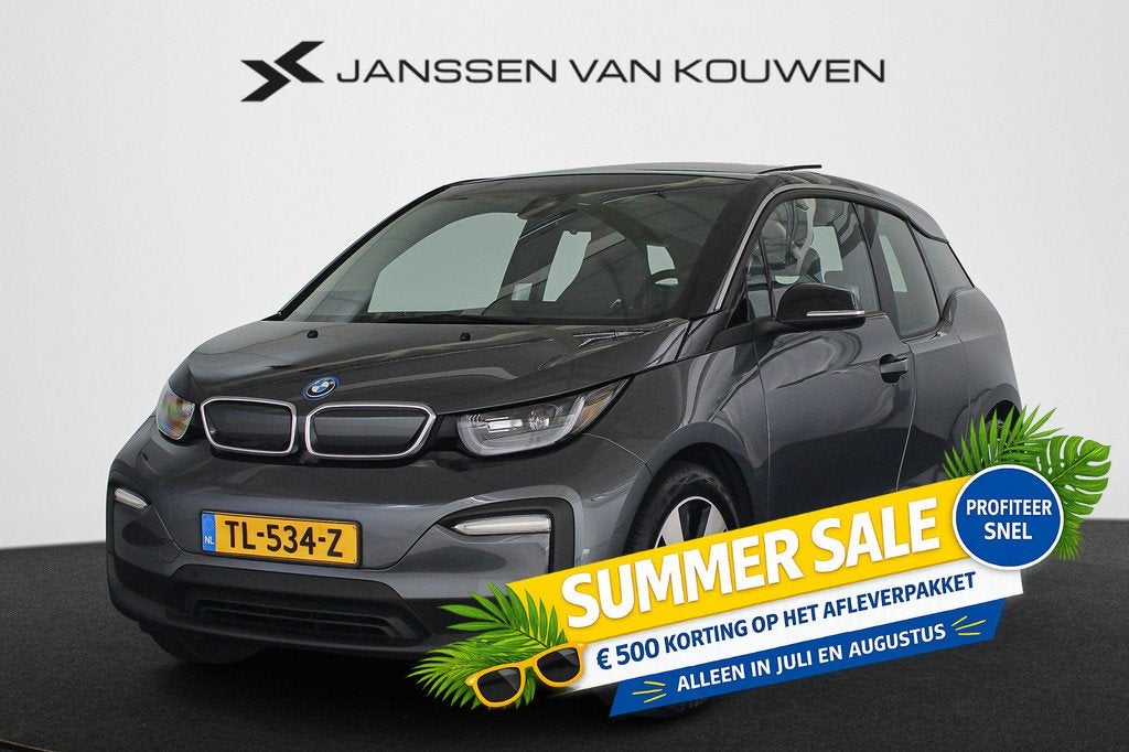 BMW i3 Grey Edition 94Ah 33 kWh Panoramadak Keyless Stoelver, Auto's, BMW, Automaat, Gebruikt, 300 km, 89 %