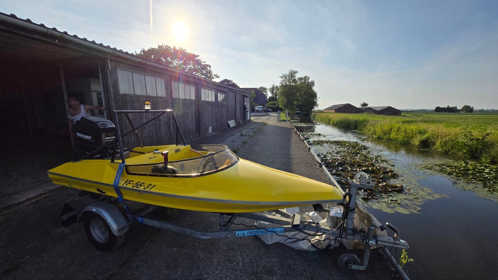 Almarine Seafire met motor & trailer, Ophalen, Overige merken, Tot 1.00 meter, 1 m