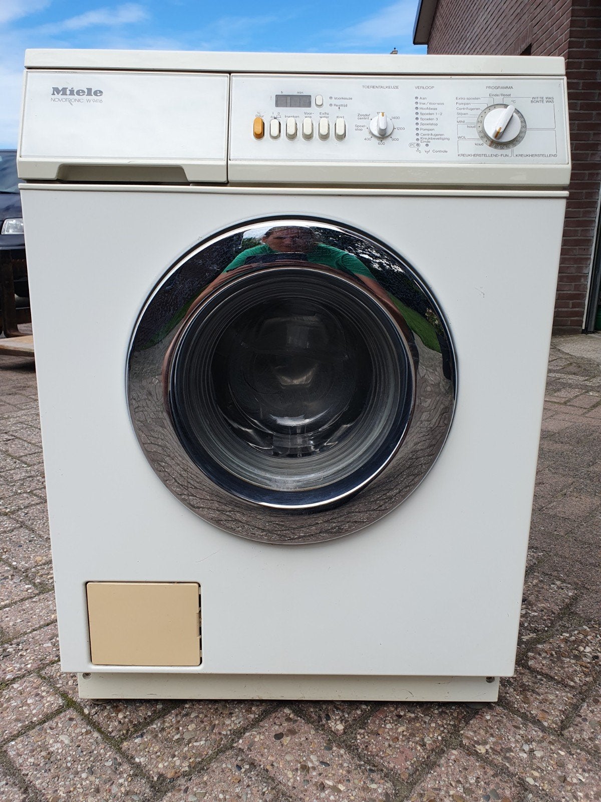 Miele wasmachine, Witgoed en Apparatuur, Wasmachines, Ophalen, Gebruikt, 1200 tot 1600 toeren, 85 tot 90 cm