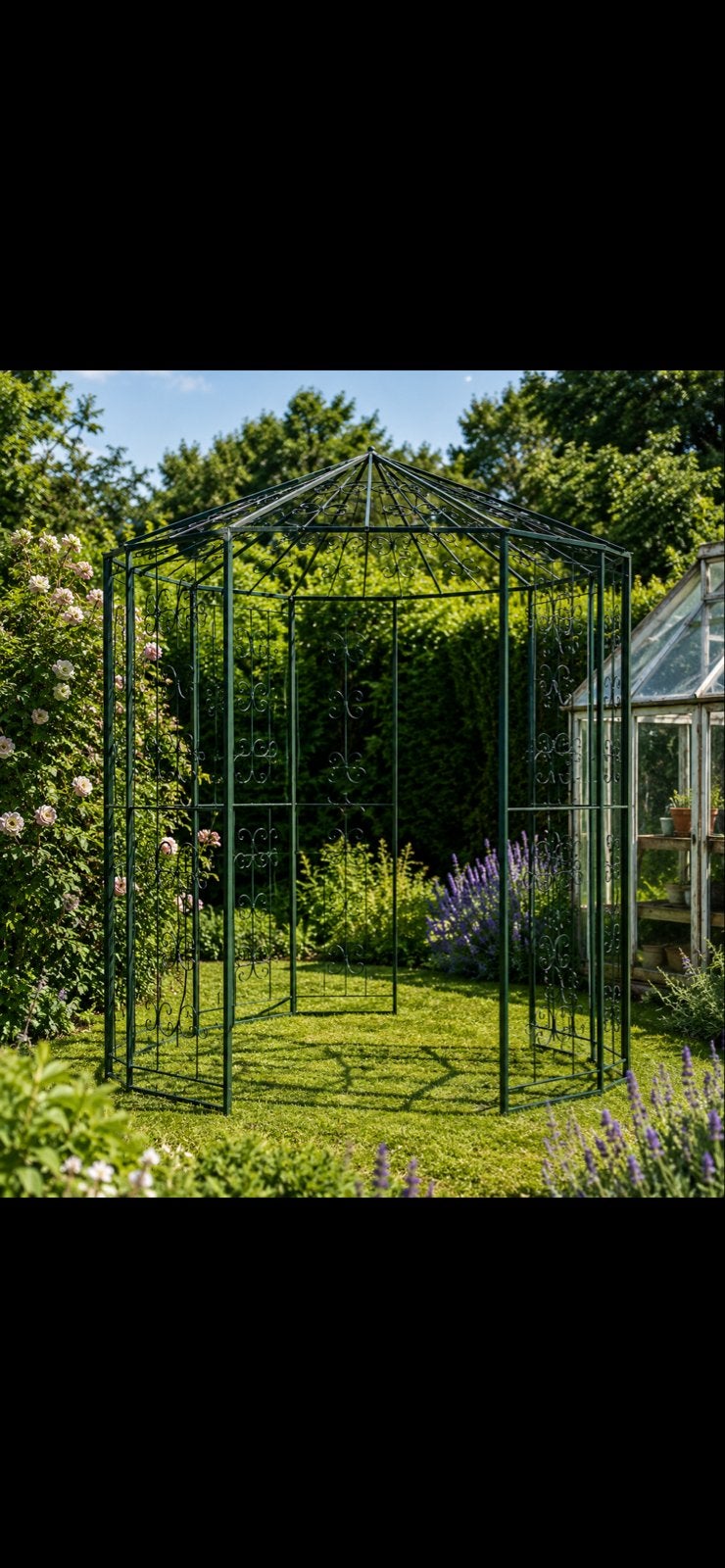 Achthoekig Rozenprieel - Sierlijk en Demontabel, Tuin en Terras, Ophalen, Nieuw